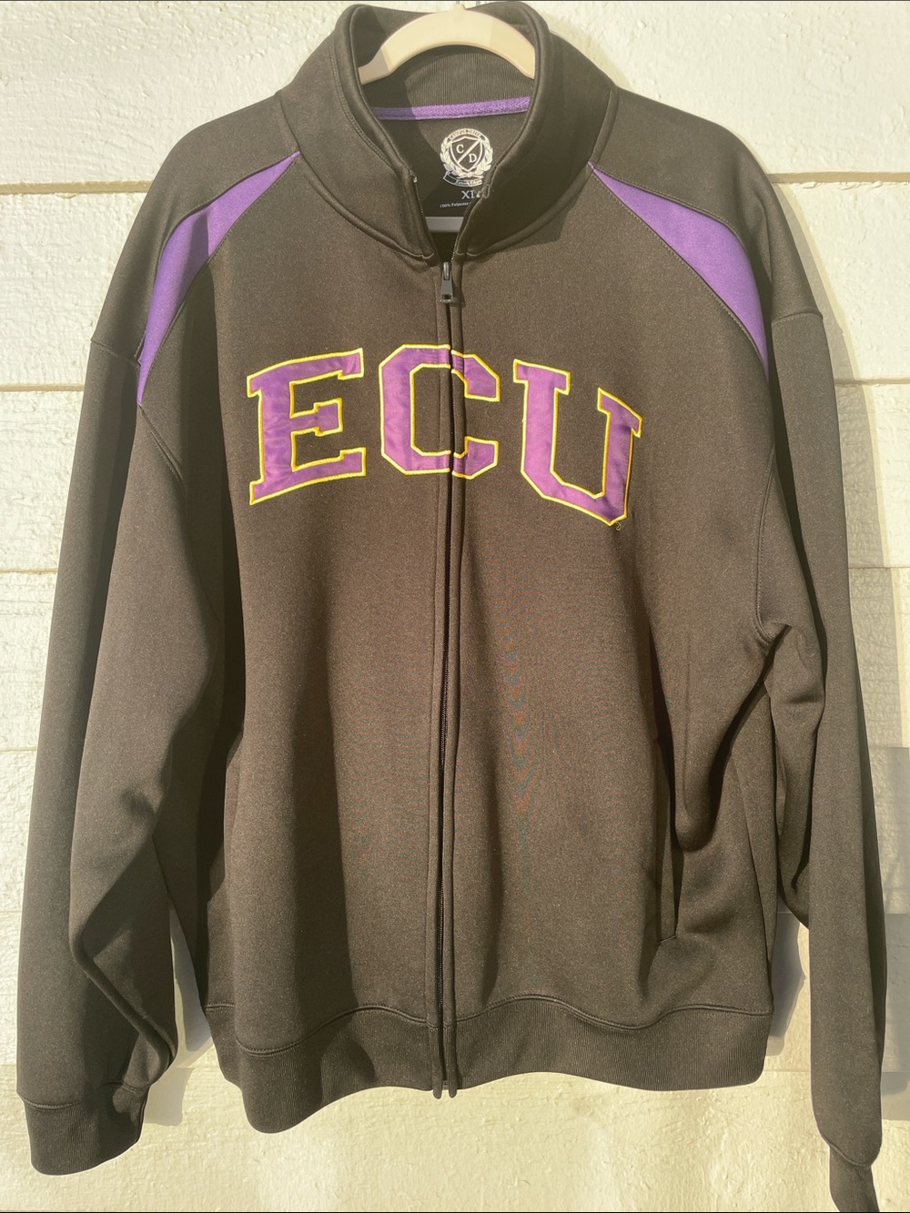 ECU Black & Purple Full-Zip Men's Jacket - Size XL
